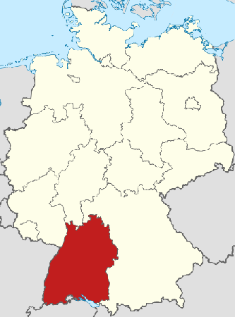 Postleitzahlenkarte Baden-Württemberg