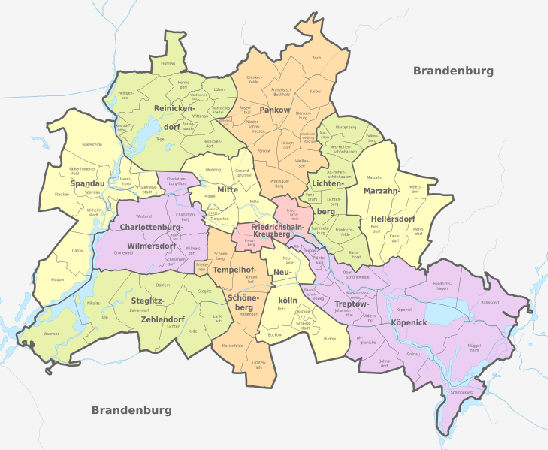 Berlin Karte Postleitzahlen Landkarte Berlin Karte Postleitzahlen Landkarte