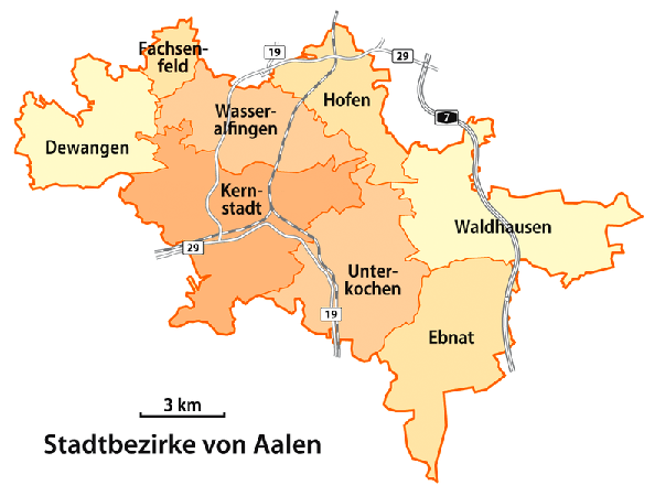 PLZ in Aalen