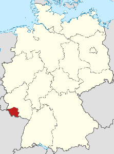 Postleitzahlenkarte Saarland