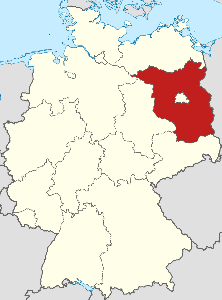 Postleitzahlenkarte Brandenburg